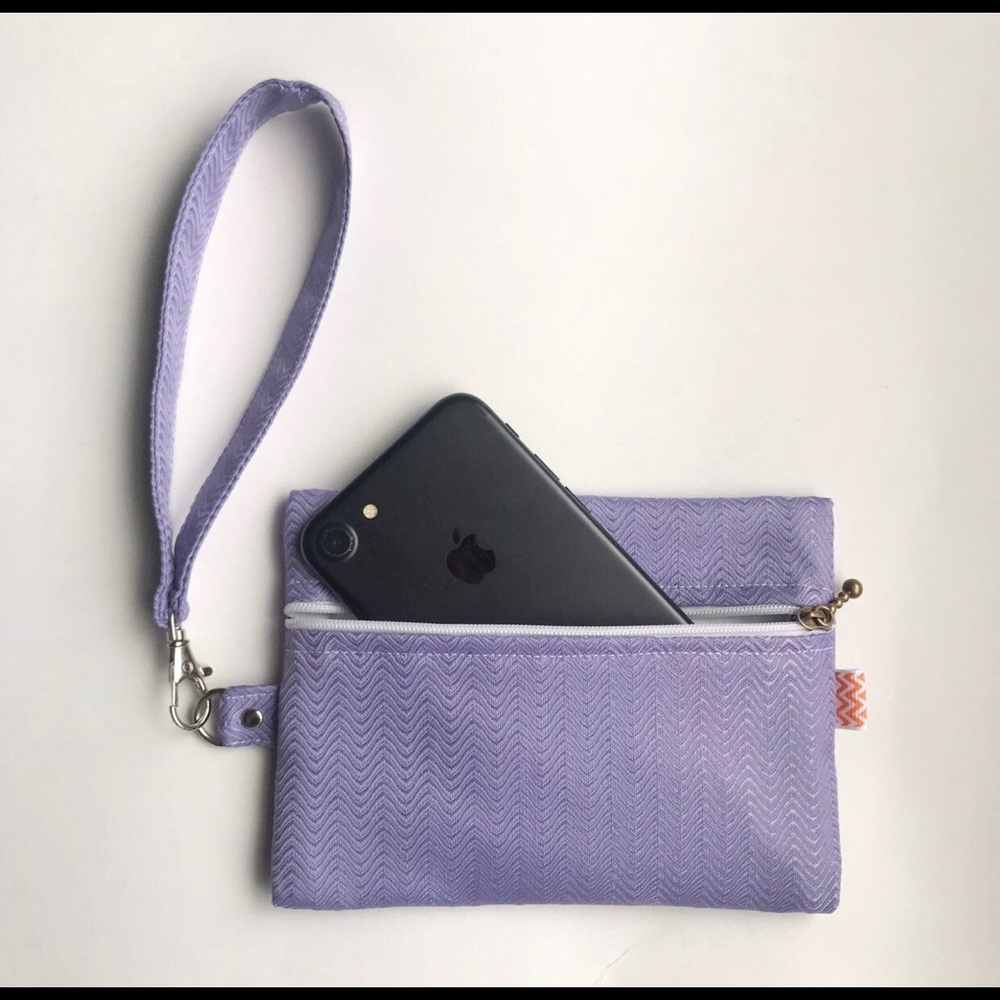 Small Purple wristlet